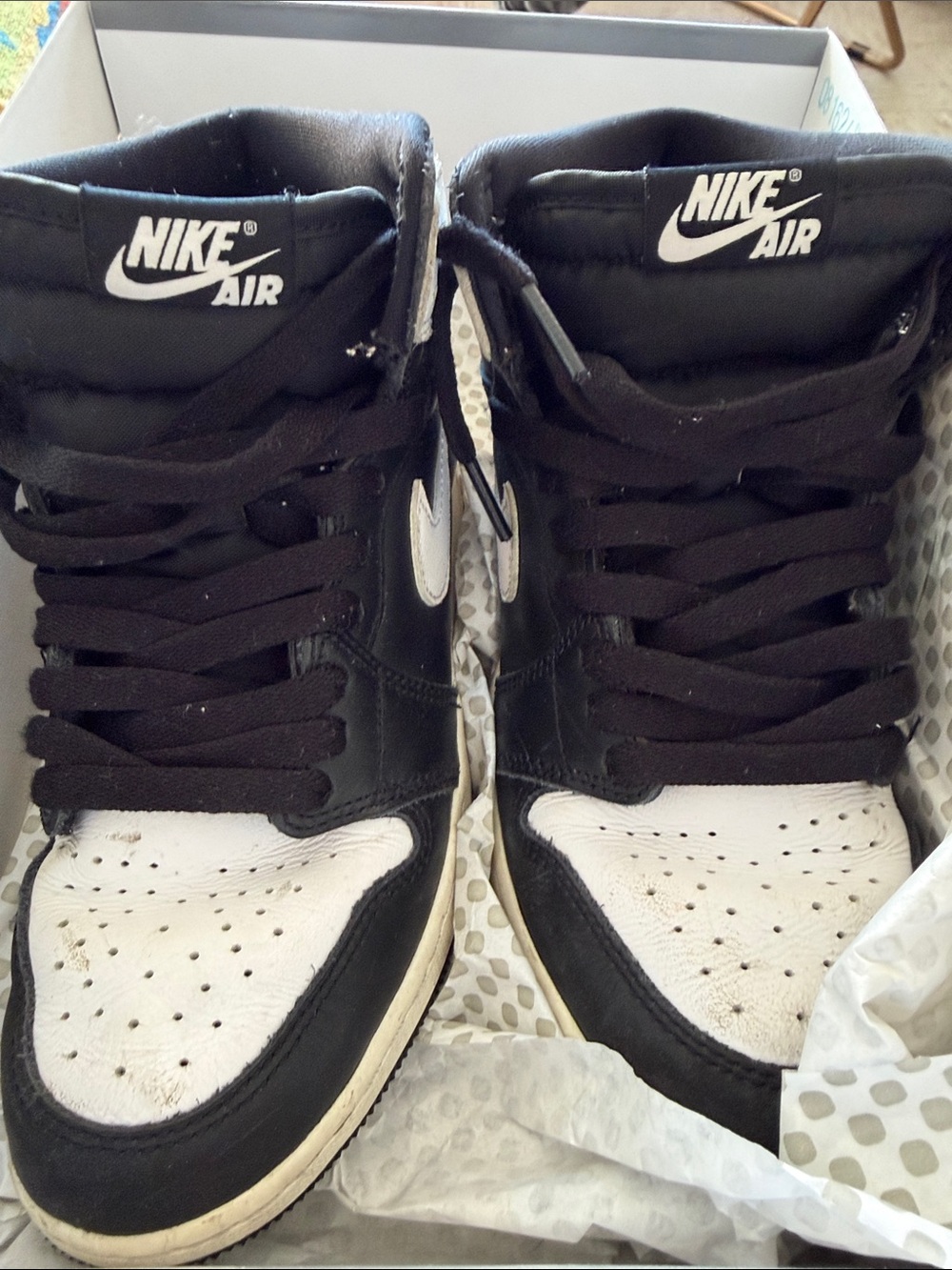 Nike Black Low-Top Canvas Sneaker Interior View